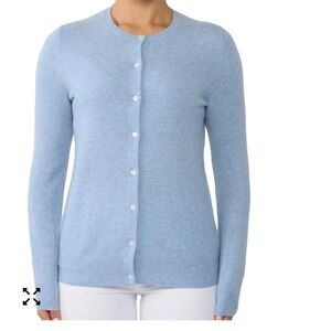 Jennie Liu Cashmere Sweater Cardigan Cardi Medium M